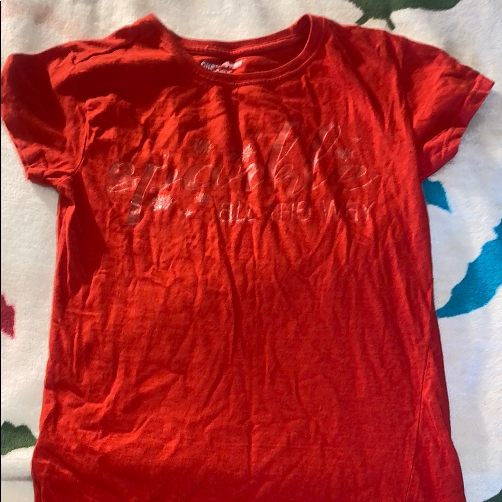 Red Graphic Kids T-Shirt